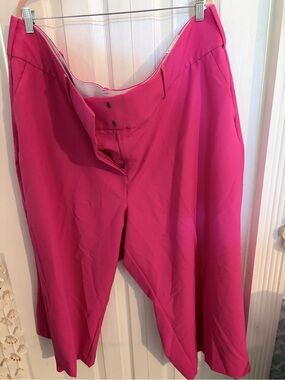 Lane Bryant Fuchsia Wide-Leg Capris